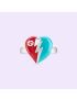 [GUCCI] Interlocking G heart lightning charm ring 729535J978H8516