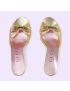 [GUCCI] Womens slide sandal with Interlocking G chain 723410B8B008053