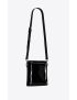 [SAINT LAURENT] aidan north south small camera bag in patent leather 711433AAAUE1000