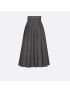 [DIOR] Mid Length Pleated Skirt 251J55A1186_X9330