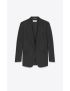 [SAINT LAURENT] single breasted jacket in pinstripe wool 705935Y1F108105