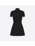 [DIOR] Macrocannage Short Dress 254R17AM523_X9000