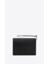 [SAINT LAURENT] cassandre flap pouch in leather with studs 710625AAA6E1000