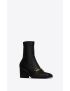 [SAINT LAURENT] beau boots in smooth leather 70946825NCC1000