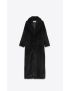 [SAINT LAURENT] long coat in animal free fur 705402Y8E121000