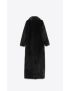 [SAINT LAURENT] long coat in animal free fur 705402Y8E121000