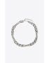 [SAINT LAURENT] vintage necklace in metal 704622Y15008142