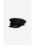 [SAINT LAURENT] sailor cap in leather 7143453YM281000
