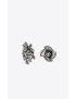 [SAINT LAURENT] rhinestone mini brooch and pin in metal 714258Y15268368