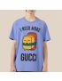 [GUCCI] Animal print cotton T shirt 548334XJFB55848