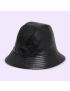 [GUCCI] Leather bucket hat with Double G 7272394HAU41000