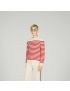 [GUCCI] Striped cotton wool jumper 740585XKC6G9176