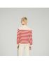 [GUCCI] Striped cotton wool jumper 740585XKC6G9176