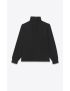 [SAINT LAURENT] high neck blouse in crepe de chine 716159Y100W1000