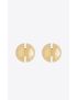 [SAINT LAURENT] ball split earrings in metal 722152Y15008204