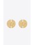 [SAINT LAURENT] ball split earrings in metal 722152Y15008204