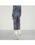 [GUCCI] Horsebit strap print silk trouser 743009XJFJF4034