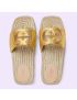 [GUCCI] Womens Interlocking G cut out slide sandals 7258300MW008016