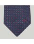 [GUCCI] Polka dot rhombus silk jacquard tie 7417154E2174174