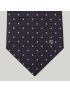 [GUCCI] Polka dot rhombus silk jacquard tie 7417154E2174172