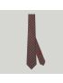 [GUCCI] Double G check silk jacquard tie 7416864E2176169