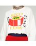 [GUCCI] Cotton sweatshirt with logo print 748286XJFNH9095