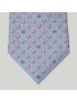 [GUCCI] Double G flower silk jacquard tie 7416114E2174968