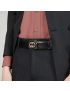 [GUCCI] Belt with Interlocking G buckle 740374AAB8U1000