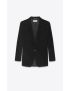 [SAINT LAURENT] single breasted jacket in shimmering velvet 705933Y2F431001