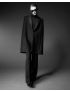 [SAINT LAURENT] tuxedo cape in wool felt 707030Y2F591001