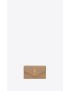 [SAINT LAURENT] cassandre matelasse fragments flap card case in grain de poudre embossed leather 612808BOW012346