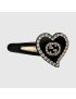 [GUCCI] Interlocking G heart hair clip 679036I98758521