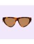 [GUCCI] Rectangular frame sunglasses 733375J07402323