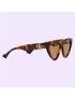 [GUCCI] Rectangular frame sunglasses 733375J07402323