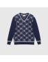 [GUCCI] Equestrian cotton wool jacquard sweater 740669XKC6N4492