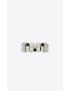 [SAINT LAURENT] engrenages bracelet in metal and resin 722151Y15918110