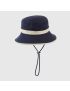 [GUCCI] Cotton bucket hat with chin strap 7473194HAY04177