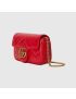 [GUCCI] GG Marmont matelasse super mini bag 476433DTDHT6832