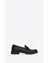 [SAINT LAURENT] le loafer chunky penny slippers in smooth leather 716556AO9VV1000