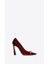 [SAINT LAURENT] severine pumps in patent leather 716572AAAPK6012