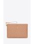[SAINT LAURENT] cassandre matelasse tablet pouch in quilted leather 559193CWU019830