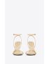 [SAINT LAURENT] lila sandals in crepe satin 7175741UU009918