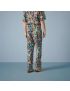 [GUCCI] Floral print cotton linen trouser 746110ZANLY4463