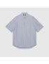 [GUCCI] Striped cotton shirt 739674ZANL84900