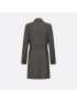 [DIOR] CD Buckle Belted Coat 293C371B5637_C785