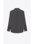 [SAINT LAURENT] shirt in striped silk 646850Y1F581095