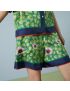 [GUCCI] Vintage strawberry print silk shorts 744904ZAODT3010