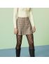 [GUCCI] Prince of Wales wool hemp skort 756512ZAM4A2089