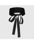 [GUCCI] Interlocking G choker with ribbon bow tie 756369IAADL8519