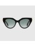 [GUCCI] Cat eye frame sunglasses 755247J07401012